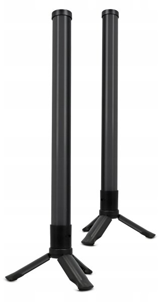 SADA 2x LED RGBIC Stmívatelná stolní lampa LED/5W/5V černá + dálkové ovládání