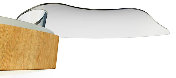 Mantra 9500 Coin Smart, rozvinovací ventilátor se svítidlem a dálk. ovladačem, LED 40W 3000-5000K, bílá/dřevěná, průměr 50/106cm