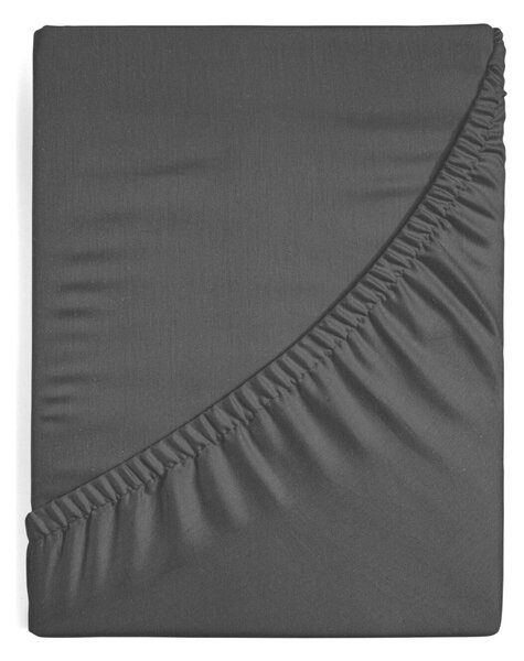 JERSEY PROSTĚRADLO 90X200 CM, VÝŠKA 25 CM ČERNÉ