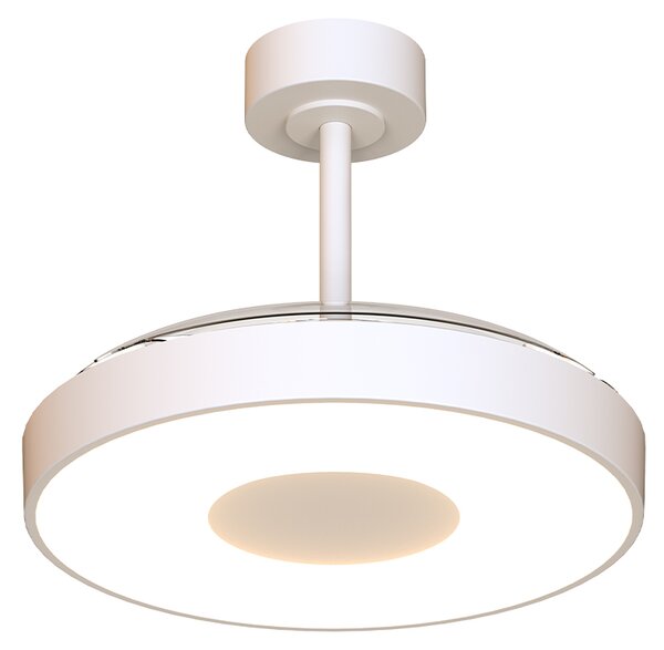 Mantra 9499 Coin Smart, rozvinovací ventilátor se svítidlem a dálk. ovladačem, LED 40W 3000-5000K, bílá, průměr 50/106cm