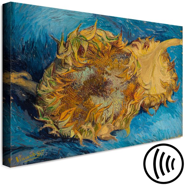 Obraz Zralé slunečnice (1-dílný) široký - letní slunečnice