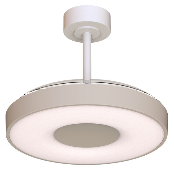 Mantra 9640 Coin Smart, rozvinovací ventilátor se svítidlem a dálk. ovladačem, LED 40W 3000-5000K, béžová, průměr 50/106cm