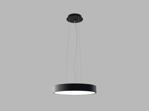 LED2 - LED Lustr na lanku MONO SLIM LED/30W/230V 2700/3000K/4000K pr. 40cm černá