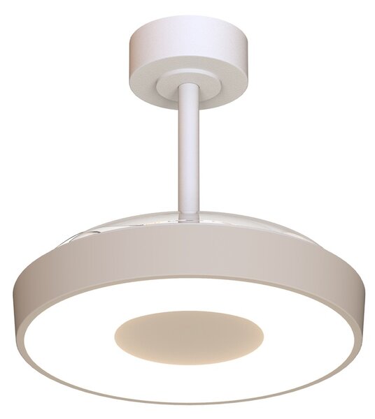 Mantra 9638 Coin Smart Mini, rozvinovací ventilátor se svítidlem a dálk. ovladačem, LED 36W 3000-5000K, béžová, průměr 43/91cm