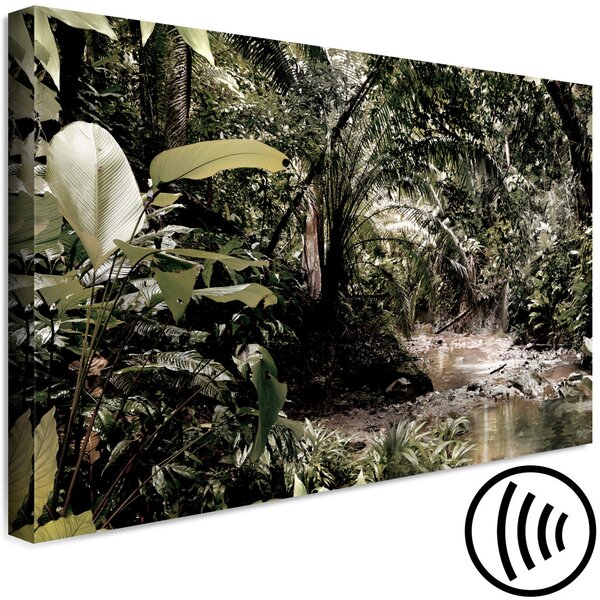 Obraz Sépiová džungle (1-panel) široký