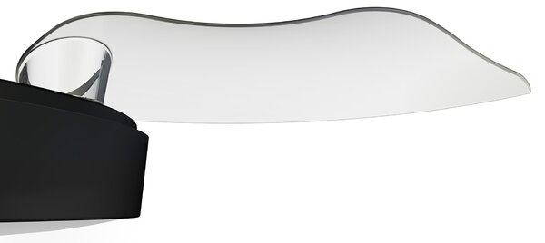 Mantra 9639 Coin Smart Mini, rozvinovací ventilátor se svítidlem a dálk. ovladačem, LED 36W 3000-5000K, černá/tmavá dřevěná, průměr 43/91cm