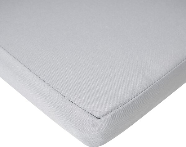 Sada 6 polstrů na opěradlo/sedadlo JAVA/AMANTEA PREMIUM 50 x 71 cm Světle šedá