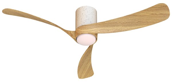 Mantra 9488 Nemo II M, lopatkový ventilátor se svítidlem a dálk. ovladačem, LED 19W 3000-5000K, keramika/bílá, průměr 122cm