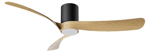Mantra 9559 Nemo II M, lopatkový ventilátor se svítidlem a dálk. ovladačem, LED 19W 3000-5000K, černá/světlé dřevo, průměr 122cm