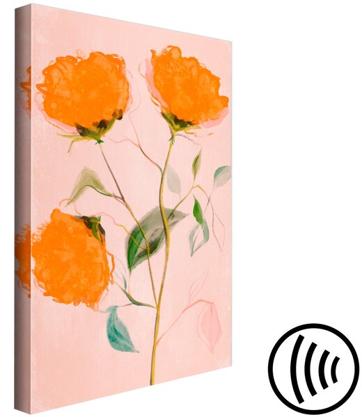 Obraz Oranžové květy (1 panel) vertikální