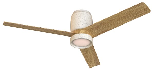 Mantra 9479 Ceramica, lopatkový ventilátor se svítidlem a dálk. ovladačem, LED 20W 3000-5000K, bílá/dřevěná, průměr 122cm