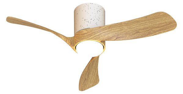 Mantra 9473 Nemo II XS, lopatkový ventilátor se svítidlem a dálk. ovladačem, LED 15W 3000-5000K, keramika/bílá, průměr 72cm