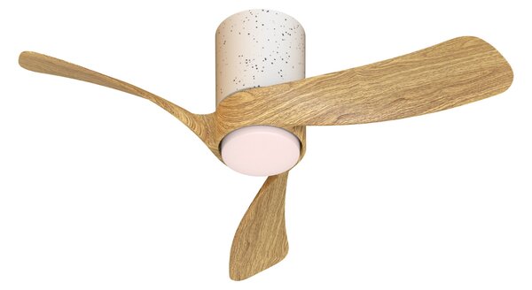 Mantra 9473 Nemo II XS, lopatkový ventilátor se svítidlem a dálk. ovladačem, LED 15W 3000-5000K, keramika/bílá, průměr 72cm
