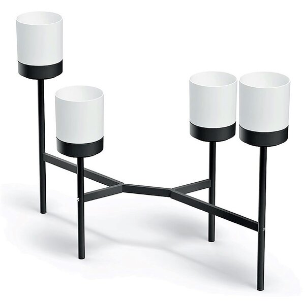 PROSPERPLAST Stojan na květiny BLOOMIE STAND bílý 125x55x81,5 cm