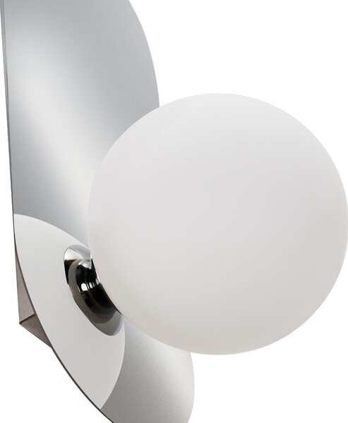 Sada 2 nástěnných lamp LEISI Stříbrná