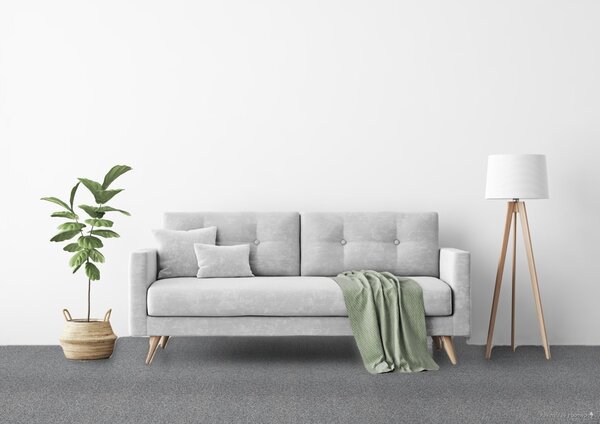 Associated Weavers, Metrážový koberec Fuego 95, na míru, šíře 4m,5m, šedá, filc, ložnice