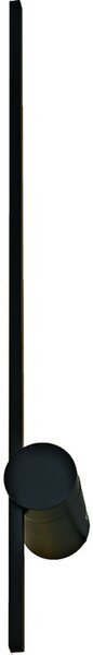 Mantra 7913 Tobago, černé nástěnné svítidlo LED 7W 3000K, výška 60cm