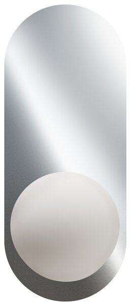 Sada 2 nástěnných lamp LEISI Stříbrná