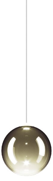 Lodes 17110 7127 Random Solo 10, závěs ze zlatozeleného foukaného skla, 1x3W LED 2700K, prům.10cm
