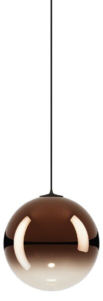 Lodes 17121 4627 Random Solo 12, závěs z bronzového foukaného skla/černý kabel, 1x1W LED 2700K, prům.12cm