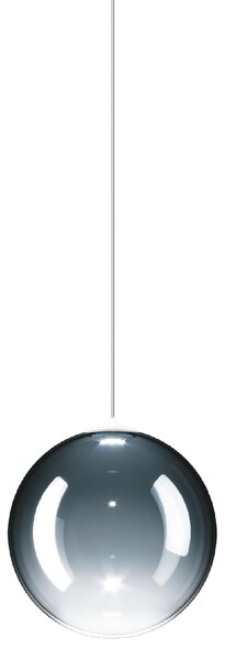 Lodes 17111 8827 Random Solo 12, závěs z azurově modrého foukaného skla, 1x1W LED 2700K, prům.12cm