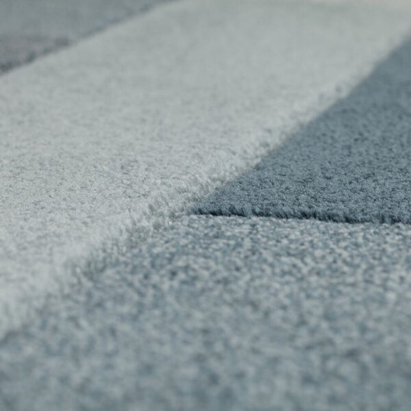 Flair Rugs Kusový koberec Hand Carved Cosmos Denim Blue - 160x230 cm