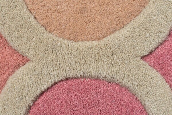 Flair Rugs, Ručně všívaný kusový koberec Illusion Rosella Pink/Blue, 80x150, vícebarevná, chodba / předsíň