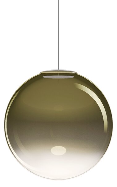 Lodes 26011 7123 Non Random 33, závěs ze zlatozeleného foukaného skla, 1x7W LED 2200/2700/3000K, prům.33cm