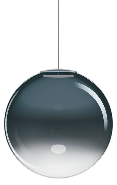 Lodes 26011 8623 Non Random 33, závěs z azurově modrého foukaného skla, 1x7W LED 2200/2700/3000K, prům.33cm
