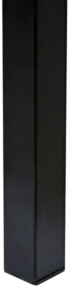 Postel Umělý ratan AVANTON 140 x 200 cm Černá