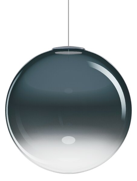 Lodes 26013 8623 Non Random 43, závěs z azurově modrého foukaného skla, 1x7W LED 2200/2700/3000K, prům.43cm