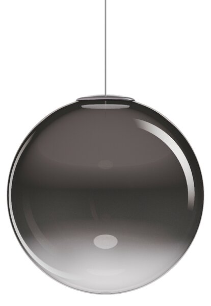 Lodes 26012 4323 Non Random 38, závěs z kouřového foukaného skla, 1x7W LED 2200/2700/3000K, prům.38cm