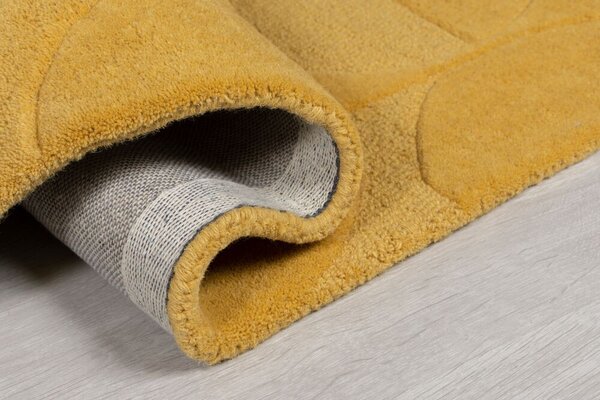 Flair Rugs, Kusový koberec Moderno Gigi Ochre, 120x170, žlutá, chodba / předsíň