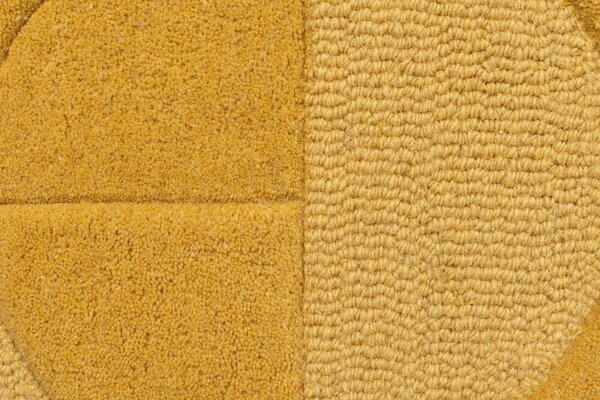 Flair Rugs, Kusový koberec Moderno Gigi Ochre, 120x170, žlutá, chodba / předsíň