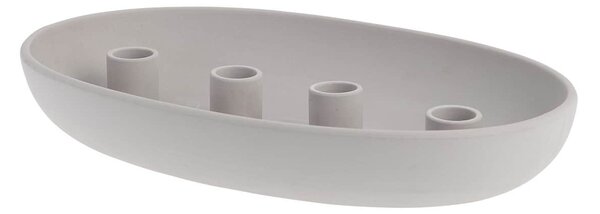 Keramický adventní svícen Gröndal Light Grey