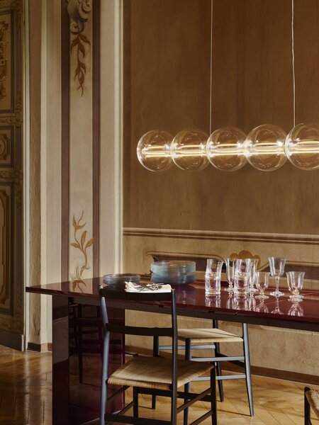 Flos F3752000 Luce Sferica S1, závěsné svítidlo se stmívačem, 110W LED 2700K, délka 167cm