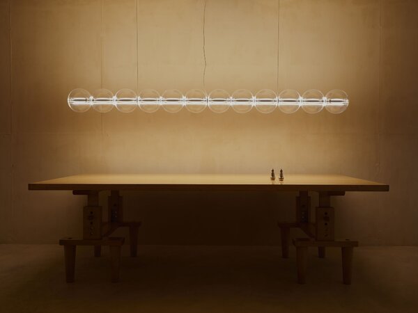 Flos F3752000 Luce Sferica S1, závěsné svítidlo se stmívačem, 110W LED 2700K, délka 167cm