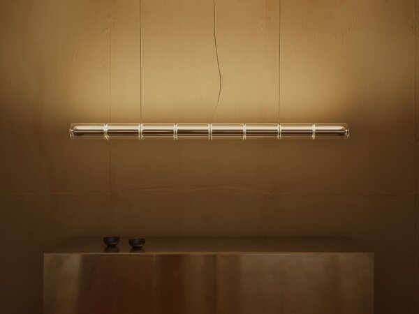 Flos F3774000 Luce Cilindrica S2, závěsné svítidlo se stmívačem, 145W LED 2700K, délka 238cm