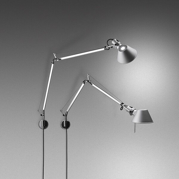 Artemide A001000 Tolomeo Tavolo, hliníkové tělo lampy s vypínačem, 1x10W LED E27, 78+64cm