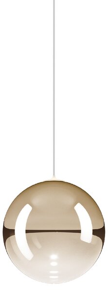 Lodes 17112 4527 Random Solo 14, závěs ze světle zlatého foukaného skla, 1x1W LED 2700K, prům.14cm
