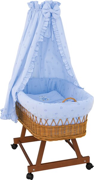 Scarlett Košík pro miminko s nebesy Méďa - modrá