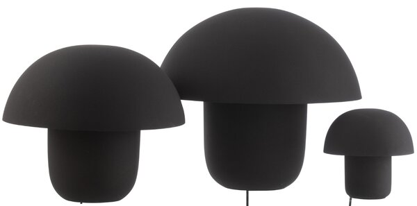 J-line Černá kovová stolní lampa Cordelius 35 cm