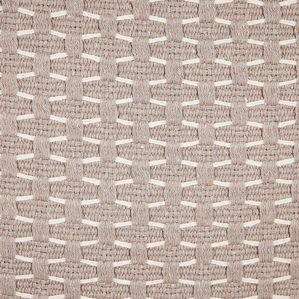Sada 2 dekorativních polštářů HAKONE 45 x 25 cm Taupe Geometrický vzor