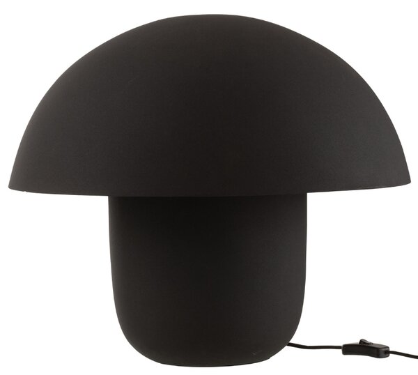 J-line Černá kovová stolní lampa Cordelius 44 cm