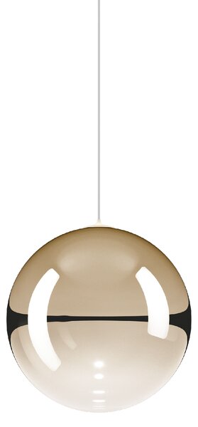 Lodes 17113 4527 Random Solo 18, závěs ze světle zlatého foukaného skla, 1x1W LED 2700K, prům.18cm