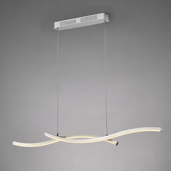Mantra 5100 5100 Surf, moderní závěsné svítidlo, 23W LED 3000K, nikl,chrom, délka 100cm