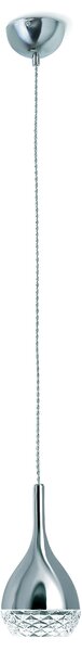Mantra 5160 5160 Khalifa, závěsné svítidlo, 1x8W GU10, chrom, prům. 12,8cm