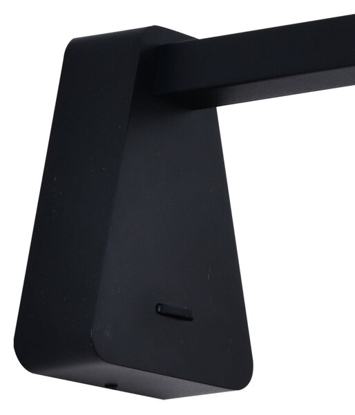 Mantra 9412 Africa, černé nástěnné svítidlo s vypínačem LED 5W, 3000K, 10 x 19cm