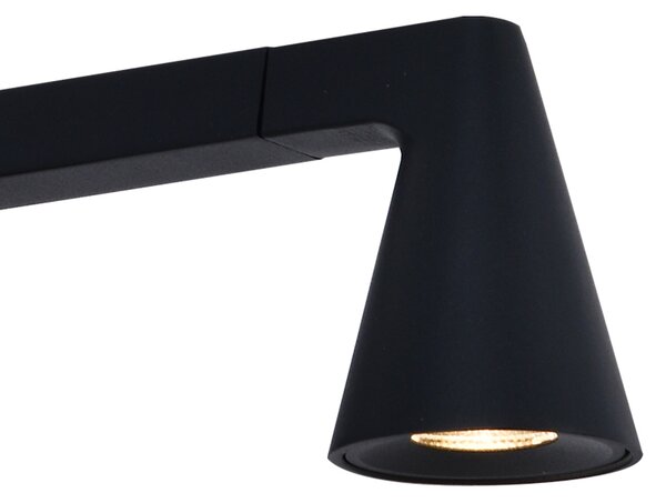 Mantra 9412 Africa, černé nástěnné svítidlo s vypínačem LED 5W, 3000K, 10 x 19cm