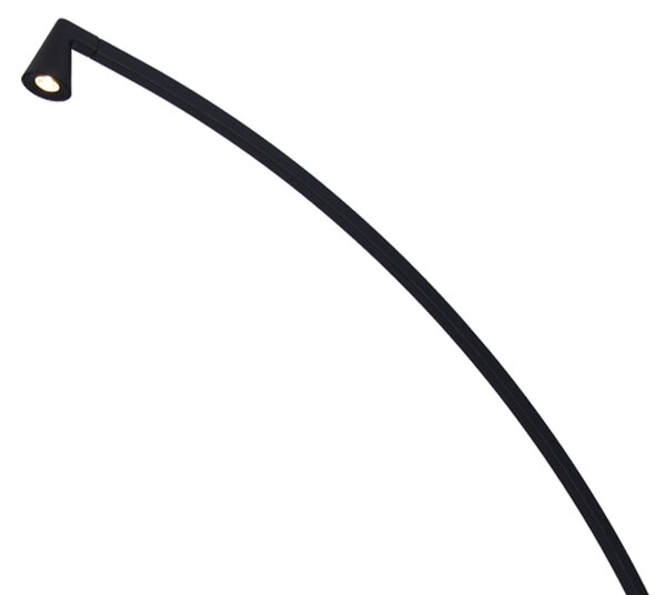 Mantra 9416 Africa, černá stojací lampa se stmívačem LED 8W, 3000K, výška 251cm